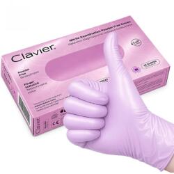 Clavier Manusi Nitril Clavier Pearl Violet S 50 Bucati