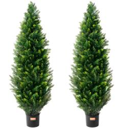 Vevor Műcédrusfa 2 db 121, 9 cm UV-álló beltéri és kültéri használatra