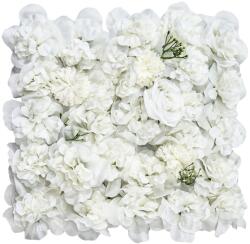 Vevor 3D virágos falpanel, 24 db, 38×38 cm, művirág, fehér