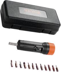 Vevor 6 mm-es nyomatékcsavarhúzó, 1/4"-os behajtás, 10-70 in-lb, 1 in-lb lépésköz, 12 bit