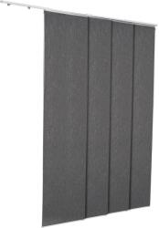 Vevor Függőleges panelfüggönyök 116-218 × 243 cm max, sötétítő, sötétszürke