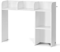 Vevor Asztali polcrendszer 2 szint 94 cm × 23 cm × 73 cm, fehér, csúszásgátlóval