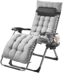 Vevor Zero gravitációs 66 cm-es relaxációs szék párnával, teherbírás 225 kg
