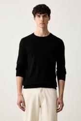 Trussardi pulóver férfi viszkózzal - fekete XL - answear - 43 990 Ft