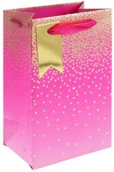 Eurowrap ajándéktasak, pink, ombre, csillagos (12, 7x20, 3x9 cm) (6) (29835-9CC)