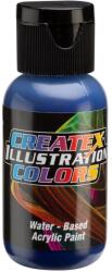 CreateX Colors Illusztrációs Kobaltkék airbrush festék CreateX 30 ml - 5059 Transparent Cobalt Blue () (Crea-5059.30)