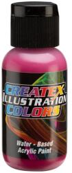 CreateX Colors Illusztrációs Magenta airbrush festék CreateX 30 ml - 5061 Transparent Magenta () (Crea-5061.30)