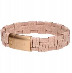 Matyas Hill Női bőr karkötő Inspire Pink 18, 5 cm (MH-10017-185)
