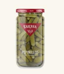 Spanyol csemegeuborka Korniszon ecetben Pepinillos en Vinagre, Sarasa 350g