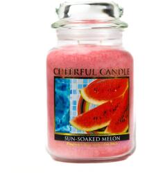 Cheerful Candle Cheerful Candle® Sun-Soaked Melon nagy üveggyertya 680 g