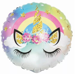  Unikornis Pastel fólia lufi 36 cm (MLG143737) - oliviashop