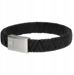 Matyas Hill Férfi bőr karkötő Journey Fekete 21.0 cm (MH-10007-210)
