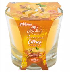 Glade Citrus Sunrise kardamom gyömbér illatgyertya intesive 129g (Świeca zapachowa Glade Citrus 129 g)