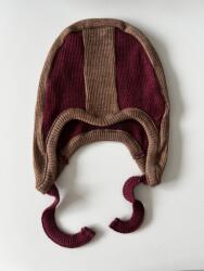ManyMonths Căciulă lână merinos ManyMonths Unique Fantasy - Dark Cerise, 3-12/18 luni