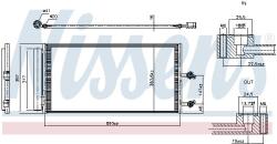 NISSENS Condensator, climatizare NISSENS 941403 (941403)