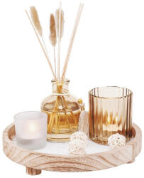 AdTrend Set lumanare, suport lumanare, tava, parfum ambiental 100 ml (109072A)