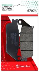 BREMBO set placute frana, frana disc BREMBO PRIME - CarbonCeramic - CC 07074 (07074)