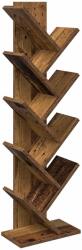vidaXL Raft pentru carti cu 6 etaje 30 x 18 x 100 cm Lemn prelucrat GartenMobel Dekor (8012378) Biblioteca