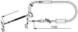Bosch Cablu, frana de parcare BOSCH 1 987 482 490 (1 987 482 490) - fixbox