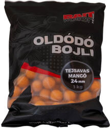 BAIT MAKER Oldódó bojli 24 mm Tejsavas Mangó 1 kg (BM210652)