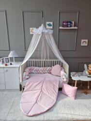 Babyhome Луксозен бебешки комплект кадифе Цвят РОЗОВ (5873)