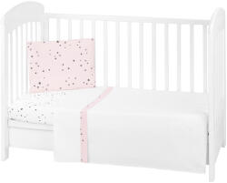 KikkaBoo Бебешки спален комплект 3 части EU Style 70/140 Bear with me Pink