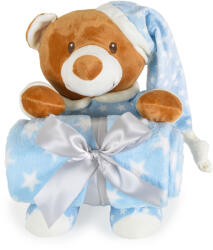 Cangaroo Одеяло 90/75 cm с играчка Addie Bear син (111964)