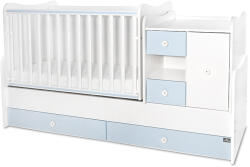 Lorelli ЛЕГЛО MiniMAX NEW 190/72 ЦВЯТ БЯЛО/BABY BLUE (10150500039A) - bebetabg