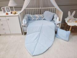 Babyhome Луксозен бебешки комплект кадифе Цвят Син (5872)