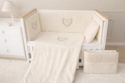 Babyhome Луксозен комплект за бебешко легло с релефен памук 9 части