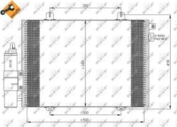 NRF Condensator, climatizare NRF 35379 (35379)