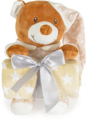 Cangaroo Одеяло 90/75 cm с играчка Addie Bear бежов (111962)