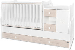 Lorelli ЛЕГЛО MiniMAX 190/72 ЦВЯТ БЯЛО/СВЕТЪЛ ДЪБ NEW (10150500045A) - bebetabg