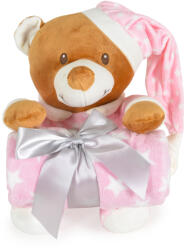 Cangaroo Одеяло 90/75 cm с играчка Addie Bear розов (111963)
