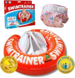 Freds Swimtrainer Промо комплект бебешки пояс + памперс бански розов (86074)