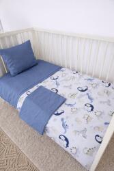 Babyhome Бебешки спален комплект от 3 части 60/120 см. Цвят ДИНОЗАВРИ (yuar108)
