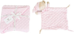 Cangaroo Одеяло 75/100 см с играчка Bennie розов