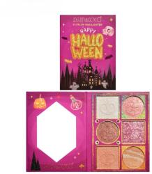 Kevin&Coco Paleta Highlighter Profesionala, Kevin&Coco Happy Halloween, 6 Nuante Sidefate si Stralucitoare Calde, Efect Luminos si Aspect Radios al Tenului, Cu Oglinda Integrata, Dreptunghiulara, 160g, Valabilit