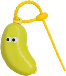 Flippy Capac Protector pentru Periuta de Dinti, Flippy, cu Recipient Pasta de Dinti, Portabil, cu Agatatoare, din Plastic 8.7 x 3 cm, Verde/Galben (164827)