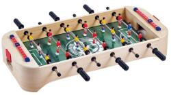 Flippy Masa de Fotbal cu Teren, Flippy, fara Picioare, 6 Manere, Tablou de Scor, 51.5 x 10 x 25.5 cm, din Lemn/Otel, Crem/Verde (135231)