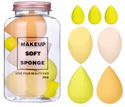 Flippy Set Buretei Machiaj, Flippy, Premium, 7 bucati, galben (124118)