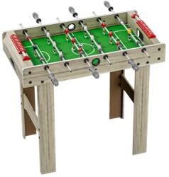 Flippy Masa de Fotbal cu Teren si 18 Jucatori Flippy, 6 Manere, cu Tablou pentru Scor, din Metal, Lemn si ABS, 81 x 43 x 78 cm, cu Picioare, pentru copii/adulti, Gri (125768)