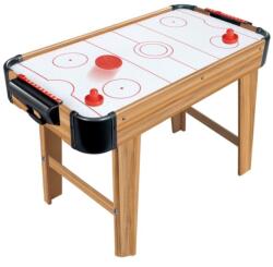 Flippy Masa Air Hockey Graffiti cu Picioare Lungi, Flippy, Lemn, 2 Pucuri, Tabela Scor, 2 Impingatoare, 76x38x61 cm, Maro (129792)