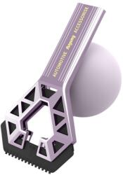 Flippy Racleta Auto pentru Zapada cu un Capat, Flippy, Universala, Deszapezire Masina, cu Maner, Ergonomic, Detasabila, pentru Geamuri si Caroserie, Usor de Utilizat, 23.5x4.3 cm, Mov (132575)