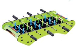 Flippy Masa de Fotbal cu Teren, Flippy, fara Picioare, 6 Manere, Tablou de Scor, 71.3 x 10 x 36 cm, din Lemn/Otel/Metal, Verde (135232)