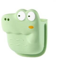 Flippy Manusa din Silicon pentru Cuptor, Flippy, Anti-Alunecare, pentru Capace, Oale, Tigai, de Uz Casnic, Rezistent la Temperaturi Inalte, Model Animat, 10x12 cm, Verde (131673)