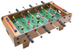Flippy Mini Masa de Fotbal cu Teren si 18 Jucatori Flippy, 6 Manere, cu Tablou pentru Scor, din Metal, Lemn si ABS, 50 x 25 x 16 cm, cu Picioruse, pentru copii/adulti (125763)