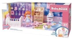 Flippy Set casa de papusi mama si copilul, Flippy, cu lumini si sunet (103671) Casuta papusi