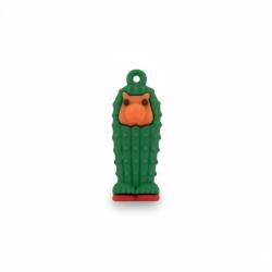 Flippy Breloc de Chei din Silicon, Flippy, Figurina Brainrot Cacto Hipopotamo, 4 cm, Verde (166556)