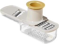Flippy Razatoare Manuala, Flippy, cu Recipient de Stocare, pentru Legume, din Plastic si Otel Inoxidabil, Multifunctionala, Alb (164113)